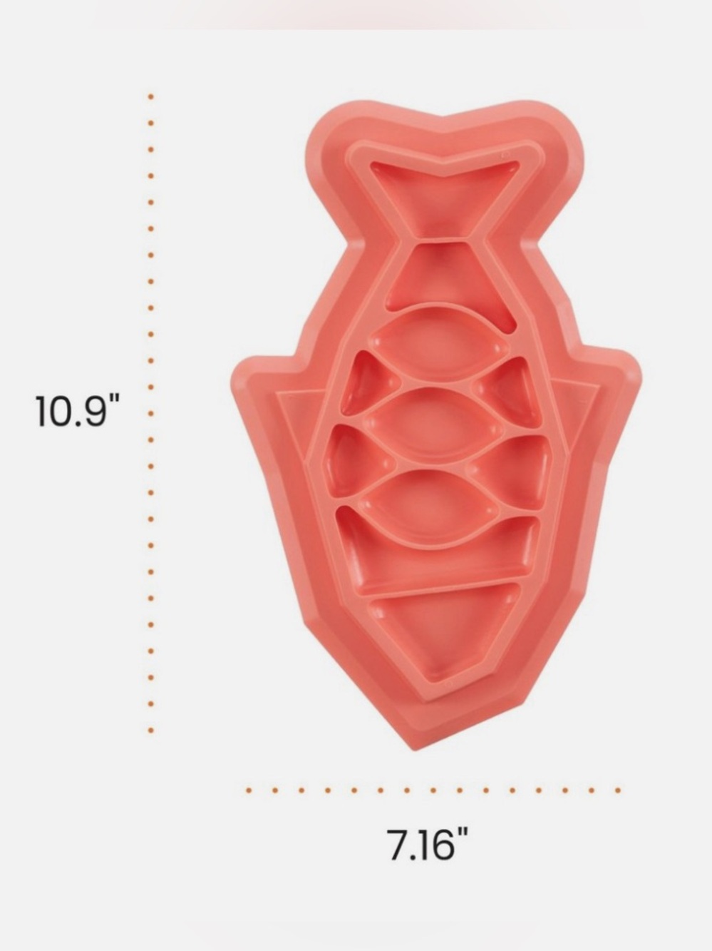 Coral Silicone Fish-Shaped Mold